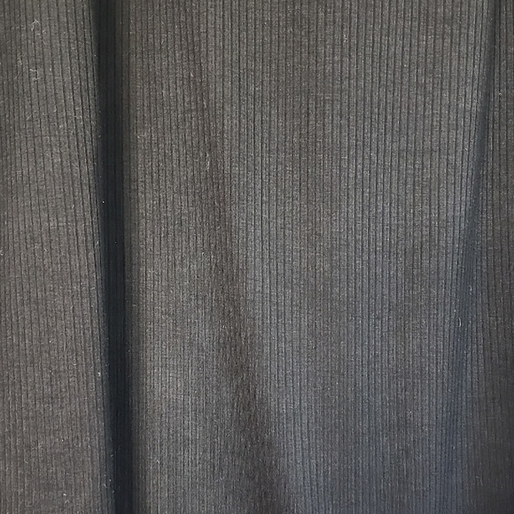 Main Street Exchange NWT Ribbed Pull-on Black Elastic Waist Midi Skirt XL - Picture 4 of 9